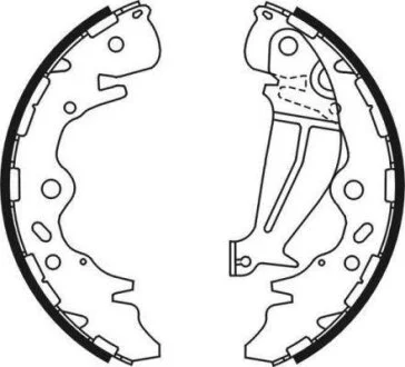 Гальмівна колодка HYUNDAI H-1, H-1 / STAREX, H-1 CARGO, H-1 TRAVEL 2.4/2.5D 03.00- ABE C00522ABE