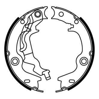 Гальмівна колодка HYUNDAI ACCENT III KIA CERATO II, CERATO KOUP III, RIO II 1.4-2.0 03.05- ABE C00525ABE