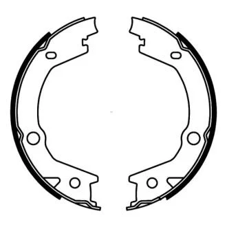 Колодки ручного гальма Hyundai Matrix, Sonata V, Tucson, Kia Spartage (170x27) ABE C00527ABE
