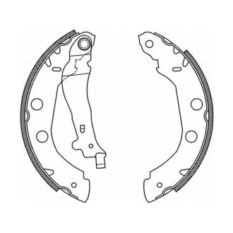 Гальмівна колодка NISSAN KUBISTAR, PRIMERA RENAULT KANGOO, KANGOO EXPRESS, KANGOO II 1.0-2.0D 06.96- ABE C01002ABE