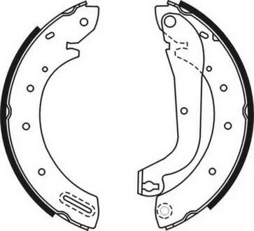 Гальмівна колодка FORD MAVERICK LDV CUB MAZDA TRIBUTE NISSAN MICRA III, SERENA, TERRANO, TERRANO II, VANETTE CARGO 1.2-3.3 06.91- ABE C01046ABE