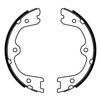 Гальмівна колодка INFINITI FX, JX, M, M37, Q50, Q60, QX60, QX70 NISSAN GT-R, MURANO I, MURANO II, NAVARA NP300, PATHFINDER IV 2.0-5.0 01.03- ABE C01062ABE