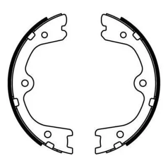 Гальмівна колодка INFINITI FX, JX, M, M37, Q50, Q60, QX60, QX70 NISSAN GT-R, MURANO I, MURANO II, NAVARA NP300, PATHFINDER IV 2.0-5.0 01.03- ABE C01062ABE