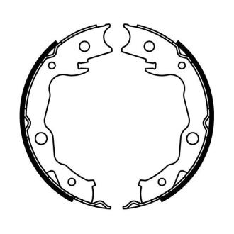 Колодки ручного гальма Nissan Leaf, Juke, Qashqai I-II, X-Trail T31 ABE C01063ABE