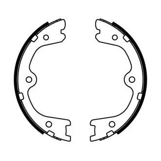 Гальмівна колодка NISSAN MURANO II, NAVARA, NAVARA NP300, PATHFINDER III, PATHFINDER IV 2.5D-4.0 02.02- ABE C01064ABE