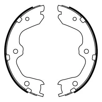 Гальмівні колодки, барабанні ABE C01067ABE