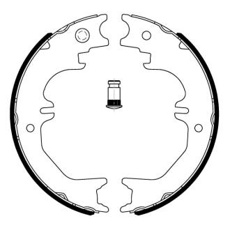 Гальмівна колодка LEXUS GX TOYOTA 4 RUNNER V, FJ CRUISER, FORTUNER, LAND CRUISER, LAND CRUISER 90, LAND CRUISER PRADO 2.4-4.7 11.84- ABE C02082ABE