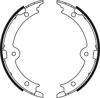 Гальмівні колодки, барабанні ABE C02087ABE