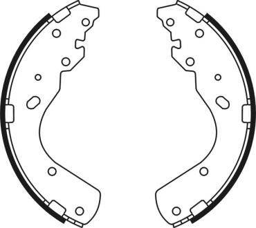Комплект тормозных колодок FORD RANGER, MAZDA B-SERIE, BT-50 2.2-3.2D 09.98- ABE C03044ABE