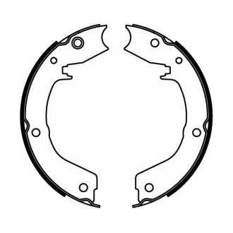 Колодки ручного гальма Mitsubishi Pajero, Pajero Sport (d198x34mm) 00-> ABE C05061ABE