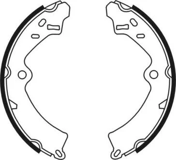 Гальмівні колодки, барабанні ABE C08006ABE