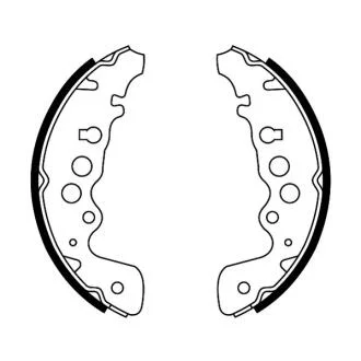 Гальмівні колодки, барабанні ABE C08018ABE