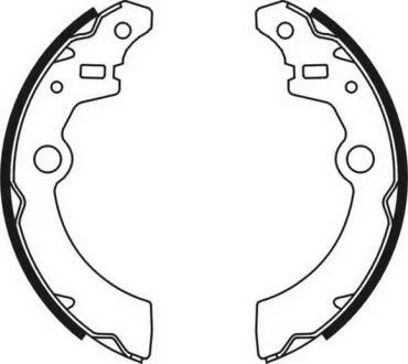 Гальмівні колодки, барабанні ABE C08021ABE