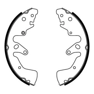 Гальмівна колодка SUZUKI GRAND VITARA II 1.6-3.2 04.05- ABE C08026ABE