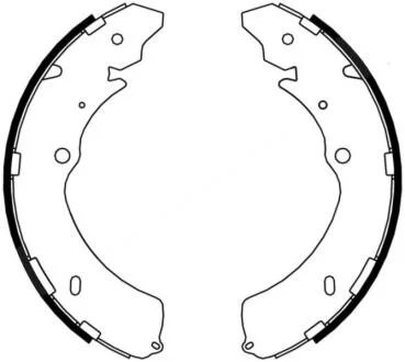 Колодки барабанні Isuzu D-MAX I (295x45) ABE C09009ABE