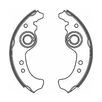 Гальмівні колодки, барабанні ABE C0F001ABE