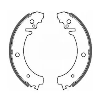 Гальмівні колодки, барабанні ABE C0L000ABE
