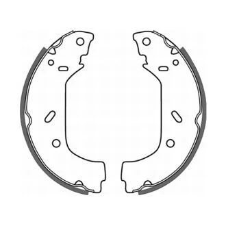 Гальмівні колодки, барабанні ABE C0P015ABE