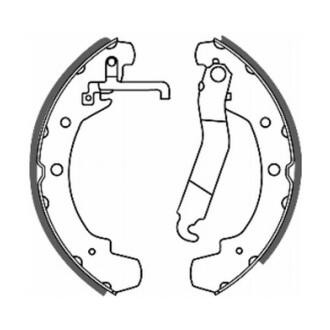 Гальмівна колодка VW LT 28-35 I, LT 40-55 I 2.0-2.7D 04.75-06.96 ABE C0W005ABE