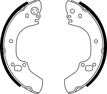 Гальмівні колодки, барабанні ABE C0X019ABE