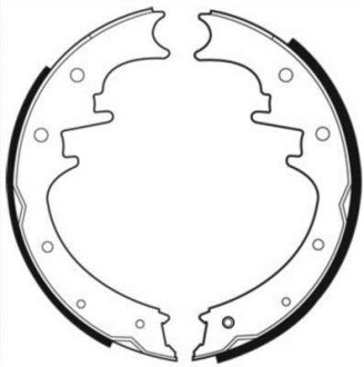 Гальмівна колодка JEEP CHEROKEE, COMANCHE, GRAND CHEROKEE I 2.1D-5.2 10.84-01.08 ABE C0Y011ABE