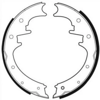 Колодки тормозные (задние) Jeep Cherokee 10.84-01.08 (барабанные) ABE C0Y011ABE