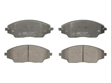 Комплект гальмівних колодок передн, CHEVROLET AVEO, AVEO / KALOS 1.2-1.6 01.07- ABE C10025ABE