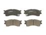Комплект гальмівних колодок передн, HYUNDAI ACCENT III, I20 I KIA CARENS I, CERATO, CERATO I, CLARUS, RIO I, RIO II, SHUMA II 1.2-2.0 07.96-12.15 ABE C10319ABE (фото 1)