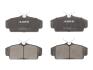 Комплект гальмівних колодок передн, NISSAN ALMERA I, ALMERA II, PATROL GR V, PRIMERA, PULSAR, SUNNY III, TEANA III 1.5-4.2D 06.90- ABE C11062ABE (фото 1)