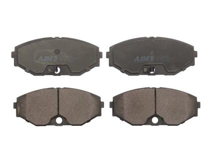 Комплект гальмівних колодок передн, INFINITI J30, Q45 I NISSAN ALTIMA, AVENIR, CEDRIC, CUBE, MAXIMA / MAXIMA QX IV, MAXIMA / MAXIMA QX V, MICRA III, NOTE, PRAIRIE LIBERTY 1.2-4.5 01.89-12.12 ABE C11065ABE