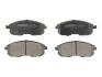 Комплект гальмівних колодок передн, FIAT SEDICI NISSAN 200SX, ALTIMA, AVENIR, CUBE, JUKE, MAXIMA / MAXIMA QX V, MAXIMA VI, MURANO II, PRIMERA, PULSAR, QUEST, SENTRA V, SENTRA VII 1.2-3.6 09.88- ABE C11096ABE (фото 1)