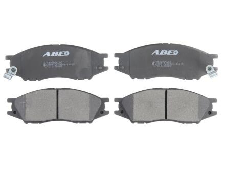 Комплект гальмівних колодок передн, NISSAN AD, ALMERA CLASSIC, ALMERA II, SENTRA V, WINGROAD / AD 1.3-2.2D 06.99- ABE C11100ABE