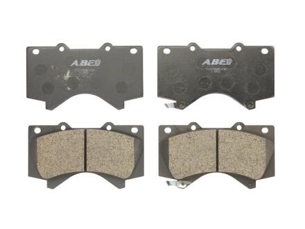 Комплект гальмівних колодок передн, LEXUS LX TOYOTA HILUX VIII, LAND CRUISER 200, LAND CRUISER PRADO, SEQUOIA, TUNDRA 2.4D-5.7ALK 01.00- ABE C12129ABE