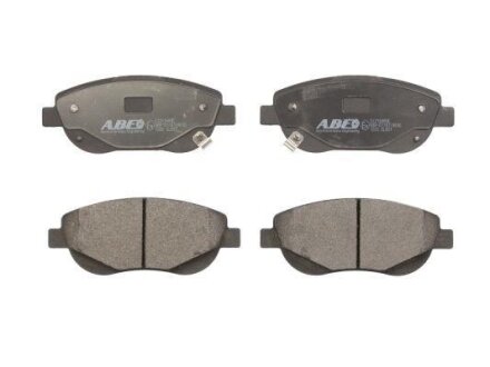 Комплект гальмівних колодок передн, TOYOTA AVENSIS, VERSO 2.0D/2.2D 11.08-10.18 ABE C12134ABE
