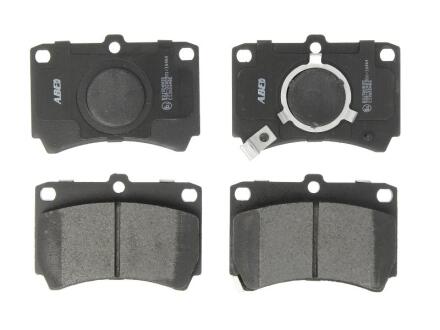 Комплект гальмівних колодок передн, KIA RIO I MAZDA 323 II, 323 III 1.1-1.7D 11.80-02.05 ABE C13026ABE