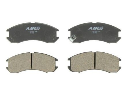 Комплект гальмівних колодок передн, FORD USA PROBE I MAZDA 323 F VI, 323 S VI, 626 II, 626 III 1.6-3.0 03.83-05.04 ABE C13031ABE