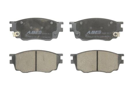Комплект гальмівних колодок передн, MAZDA 3, 6, 626 V 1.8/1.9/2.3 01.00-06.09 ABE C13051ABE
