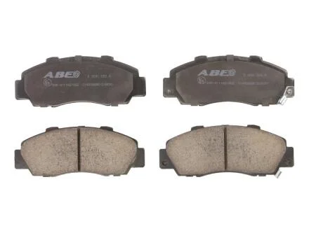 Комплект гальмівних колодок передн, ACURA LEGEND, LEGEND II, NSX, NSX TARGA HONDA ACCORD IV, ACCORD V, ACCORD VI, ACCORD VII, CIVIC VI, CROSSROAD, CR-V I, HR-V, INTEGRA, LEGEND II 1.6-3.7 01.87- ABE C14032ABE