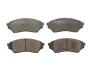 Комплект гальмівних колодок передн, MITSUBISHI L200, PAJERO II, PAJERO IV, PAJERO JUNIOR I, PAJERO MINI I, PAJERO PININ I, PAJERO SPORT I 0.7-3.2D 10.94- ABE C15041ABE (фото 1)