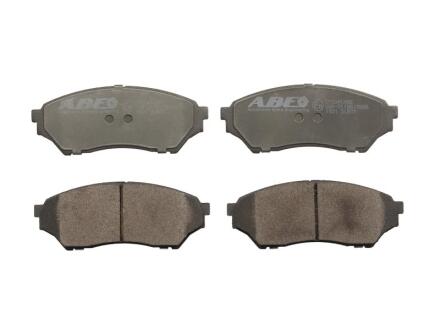 Комплект гальмівних колодок передн, MITSUBISHI L200, PAJERO II, PAJERO IV, PAJERO JUNIOR I, PAJERO MINI I, PAJERO PININ I, PAJERO SPORT I 0.7-3.2D 10.94- ABE C15041ABE