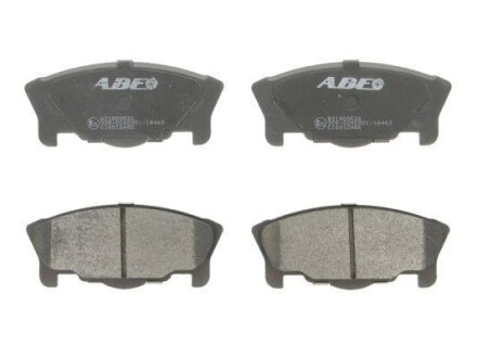 Комплект гальмівних колодок передн, DAIHATSU MOVE 0.8 01.97-11.99 ABE C16012ABE
