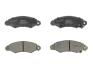 Комплект гальмівних колодок передн, SUBARU JUSTY II SUZUKI SWIFT II, WAGON R 1.0/1.3 03.89-12.05 ABE C18012ABE (фото 1)