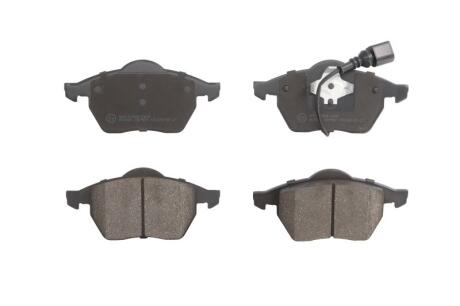 Комплект гальмівних колодок передн, AUDI A1, A3, A4 B5, A4 B6, TT SEAT IBIZA III, IBIZA IV, IBIZA IV SC, LEON, TOLEDO II, TOLEDO IV SKODA FABIA I PRAKTIK, FABIA III 1.0-Electric 11.94- ABE C1A027ABE
