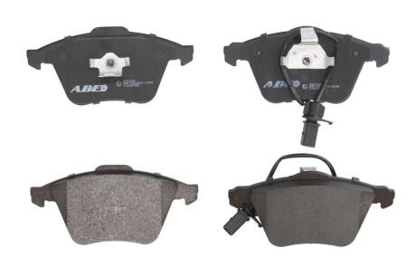 Комплект гальмівних колодок передн, AUDI A4 B6, A4 B7, A4 B8, A6 ALLROAD C6, A6 C5, A6 C6, A8 D3 SEAT EXEO, EXEO ST 1.8-6.0 02.97-12.15 ABE C1A042ABE