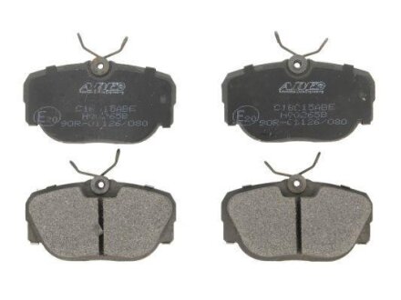 Комплект гальмівних колодок передн, MERCEDES 190 (W201) BMW 3 (E30), 3 (E36), Z1 LAND ROVER RANGE ROVER II 1.6-4.0 09.82-03.02 ABE C1B015ABE