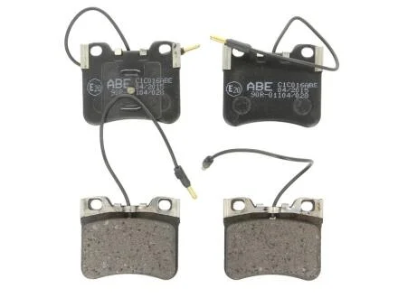 Комплект гальмівних колодок передн, DS DS 3 CITROEN AX, C4 PICASSO I 1.0-1.6 07.86-07.19 ABE C1C016ABE