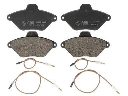 Комплект гальмівних колодок передній CITROEN XANTIA 1.8-2.0D 03.93-04.0 ABE C1C021ABE