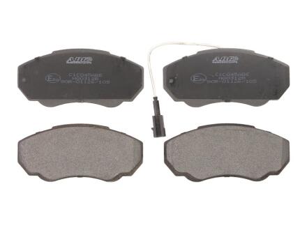 Комплект гальмівних колодок передн, CITROEN JUMPER I FIAT DUCATO PEUGEOT BOXER 1.9D-2.8D 02.94- ABE C1C045ABE
