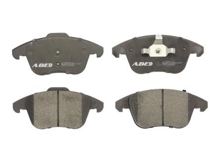 Комплект гальмівних колодок передн, CITROEN C4 GRAND PICASSO I, C4 GRAND PICASSO II, C4 I, C4 II, C4 III, C4 PICASSO I, DS4, DS5 PEUGEOT 3008, 3008 I, 307, 5008, 5008 I, 5008 II 1.2-2.0DH 10.03- ABE C1C058ABE