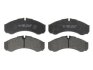 Комплект гальмівних колодок передн, IVECO DAILY II, DAILY III, DAILY IV, DAILY V RVI MASCOTT RENAULT MASTER PRO 2.3D-3.0D 01.89-02.14 ABE C1E011ABE (фото 1)